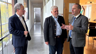 Im Gespräch mit Wirtschaftsminister Aiwanger