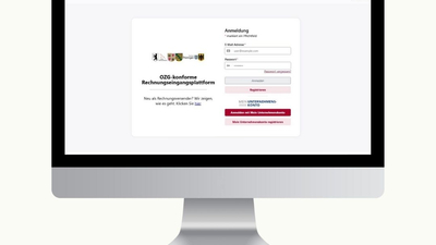 E-Rechnung Rechnungseingangsplattform OZG-RE